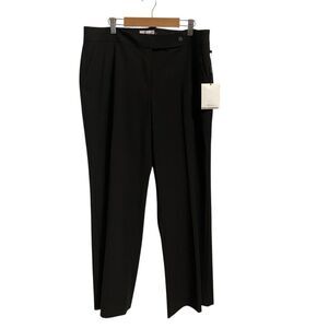 Calvin Klien Classic Fit Short Black Dress Pants Trousers Size 12 NWT